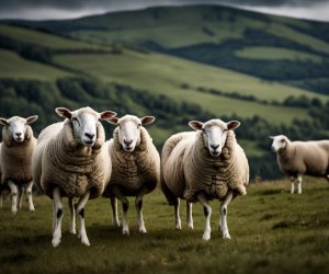 Wypas owiec w Bieszczadach